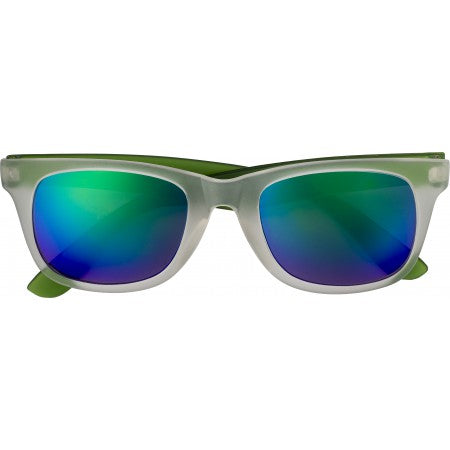 Plastic sunglasses with UV400 protection, green