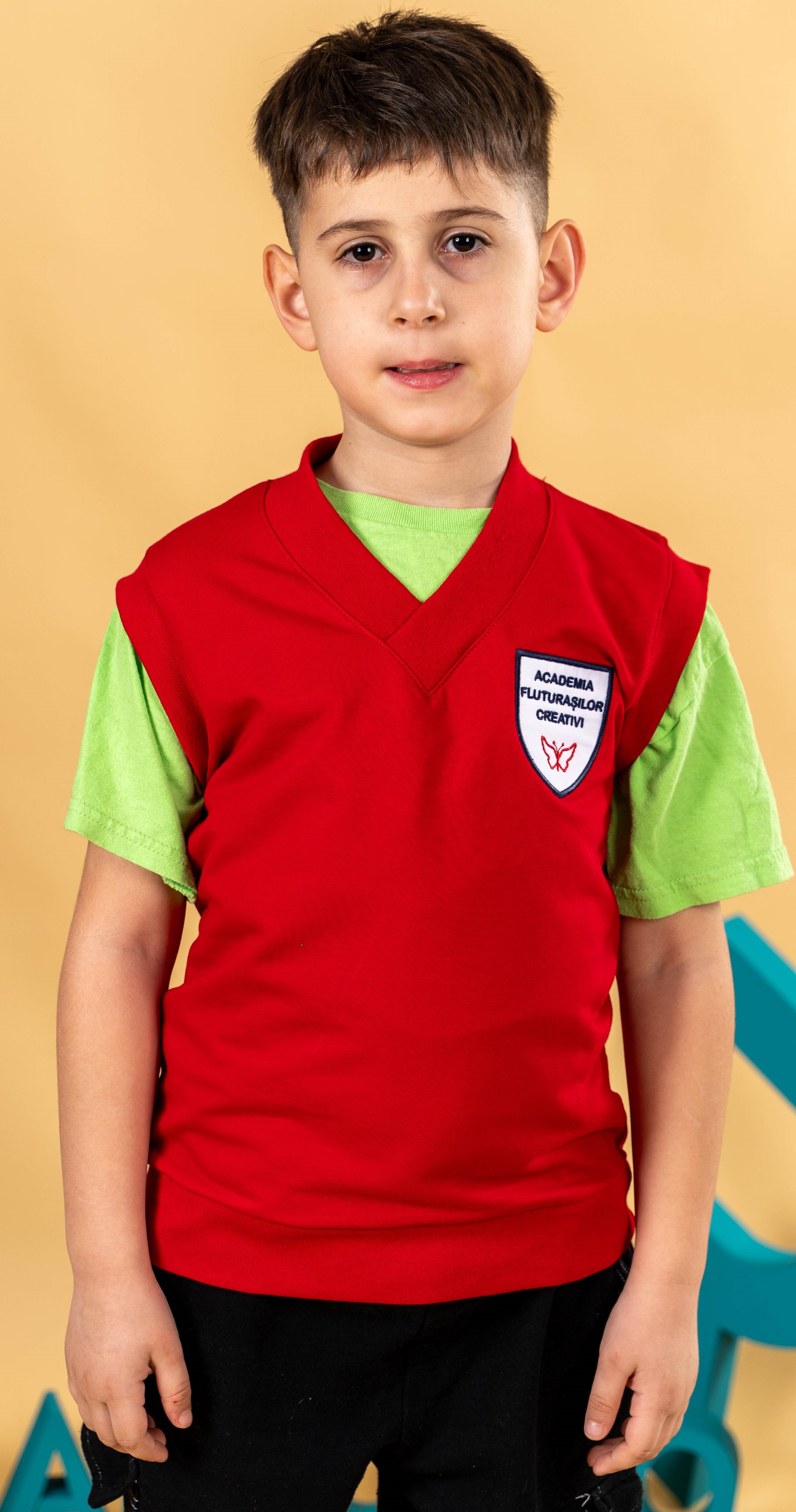 Vestă pentru copii rosie -BR40