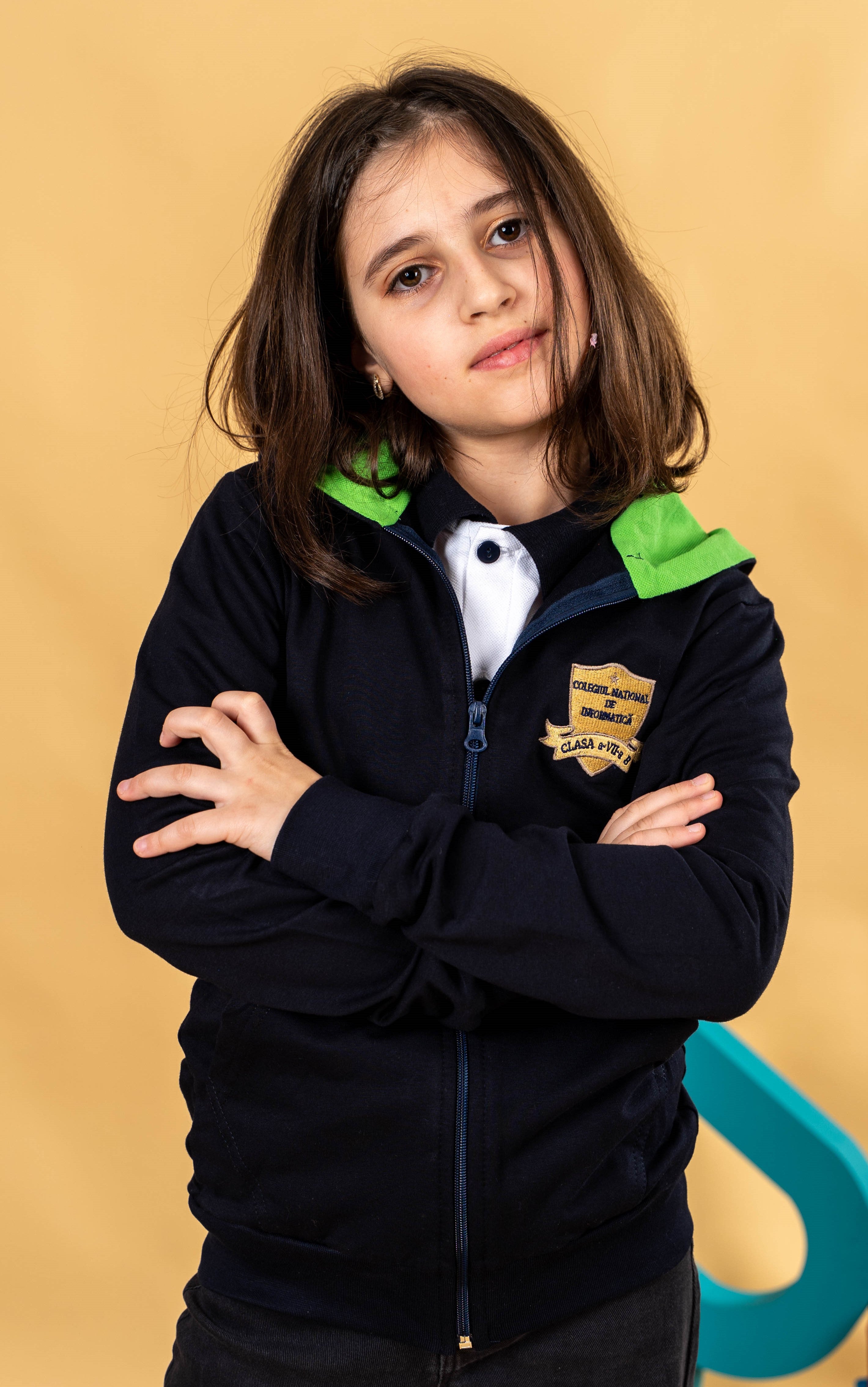 Hanorac pentru copii negru - BR37