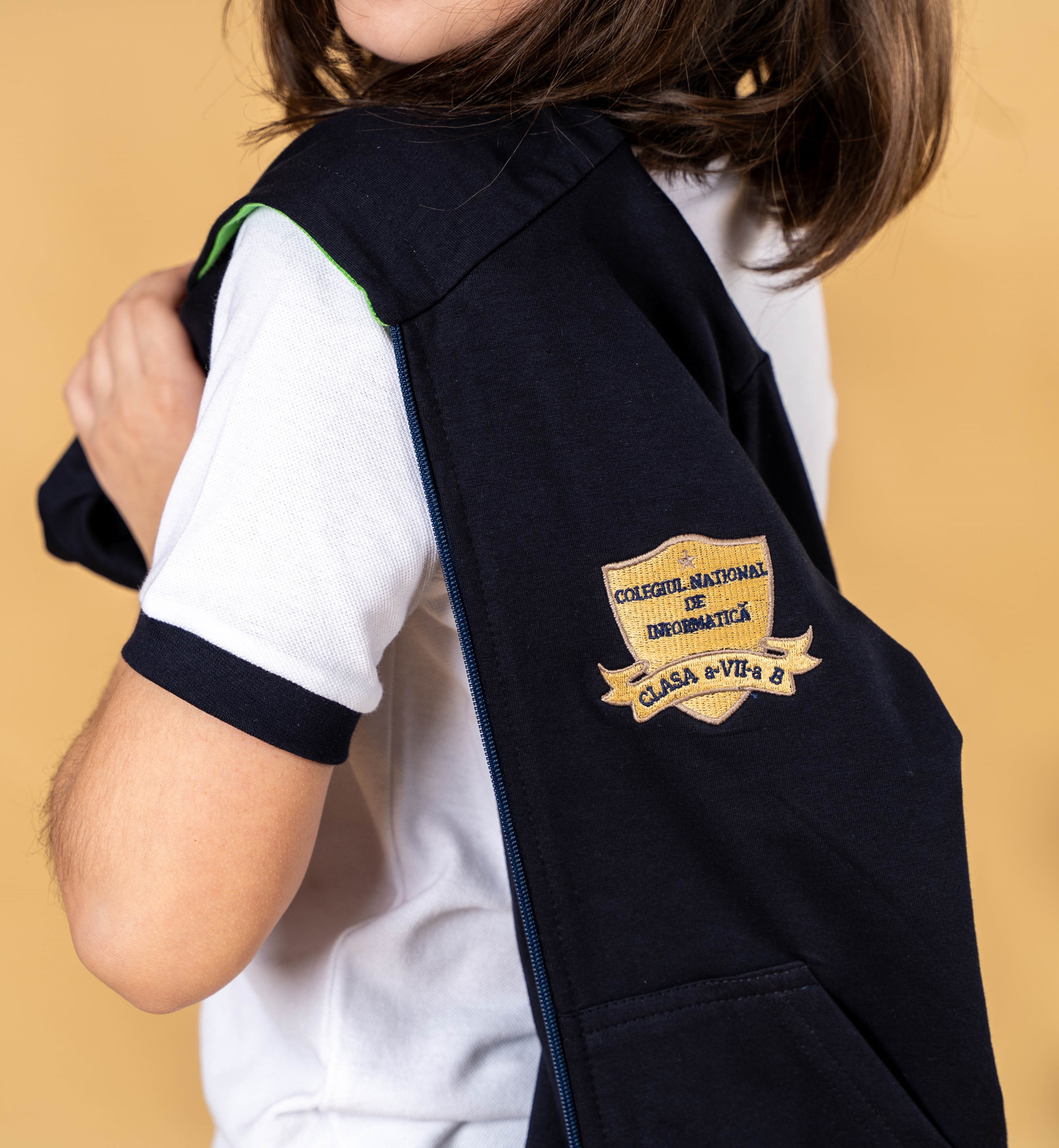 Hanorac pentru copii negru - BR37