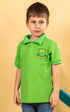 Tricou polo pentru copii - verde