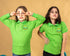 Tricou polo pentru copii verde - BR18