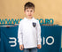 Tricou polo pentru copii cu maneca scurta alb - BR30
