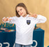 Tricou polo alb cu personalizare