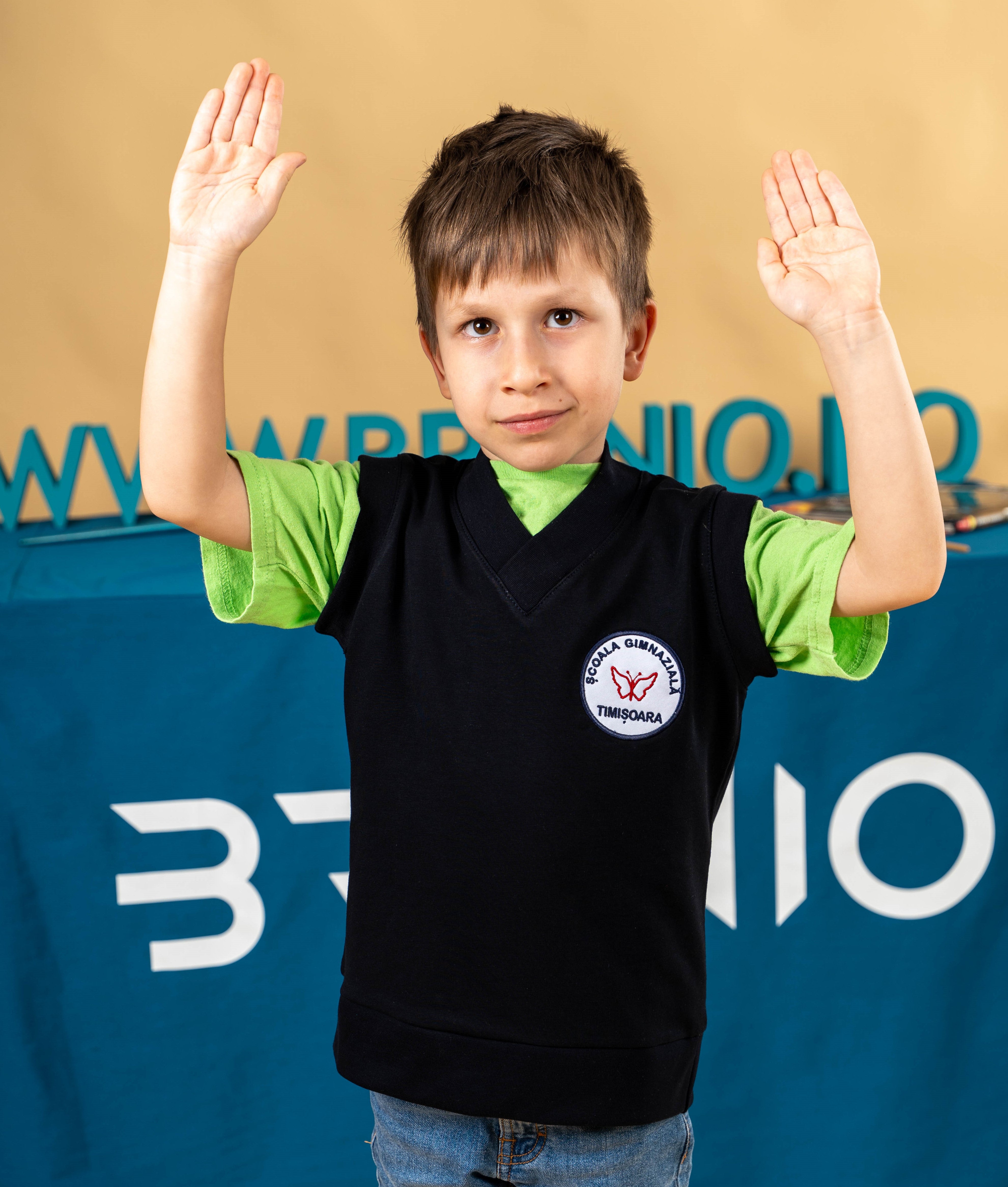 Vestă pentru copii neagra -BR33