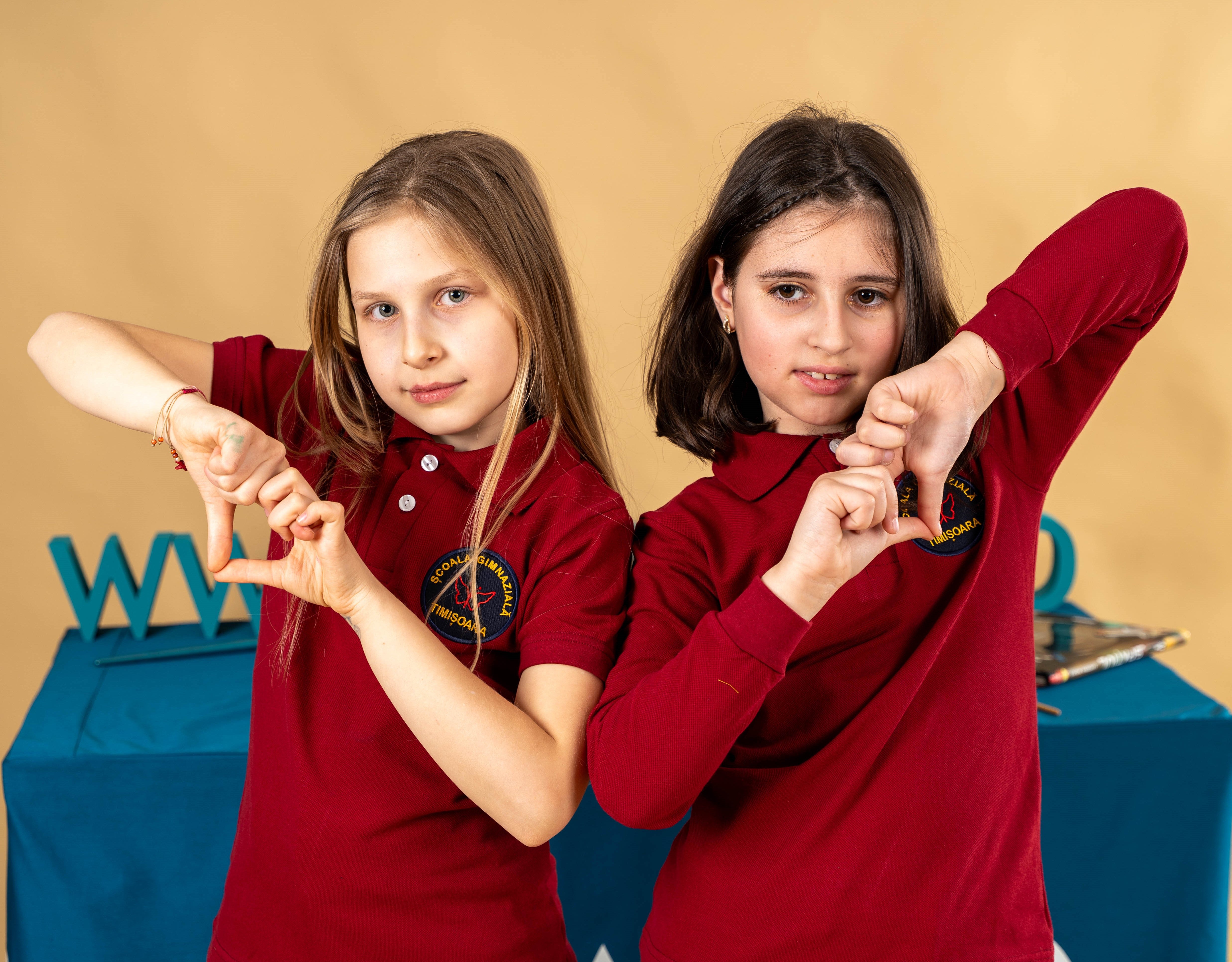 Tricou polo pentru copii visiniu - BR32