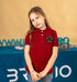 Tricou polo pentru copii visiniu - BR32