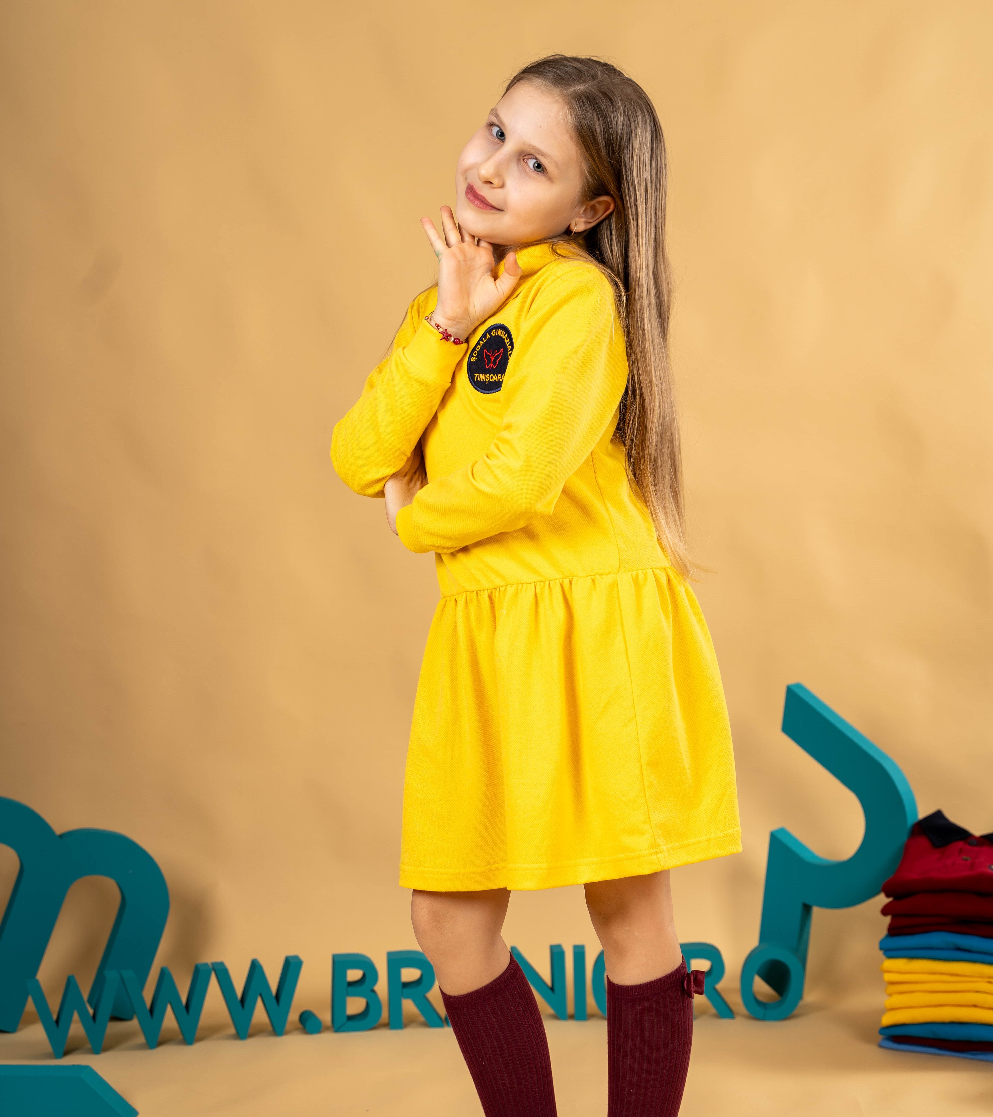 Sarafan fete galben – BR02