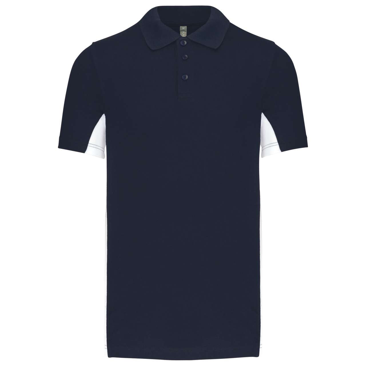 Tricou polo bicolor cu mânecă scurtă Barbati 220 g/m2 - UKA232
