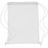 Transparent PVC drawstring backpack, white