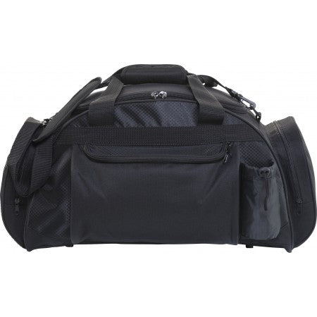 Polyester (600D) weekend/travel bag, black