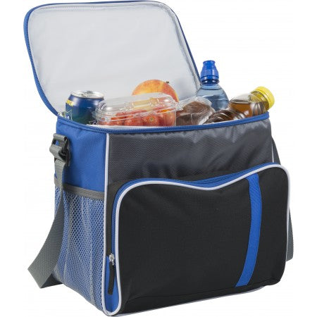 Polyester (600D) cooler bag, cobalt blue