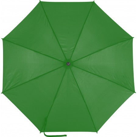 Automatic polyester (190T) umbrella, green
