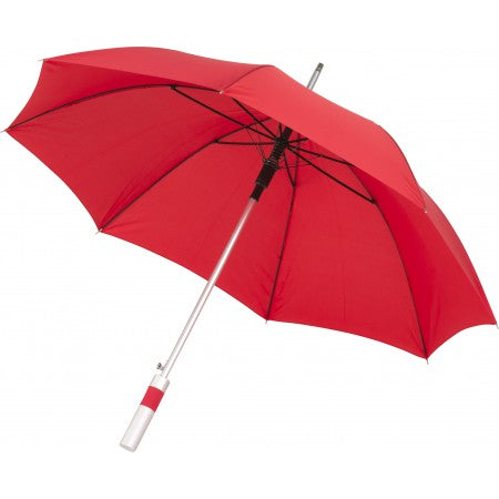 Automatic polyester (190T) umbrella, red