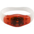 ABS and silicone wrist band with LED light, red - BRANIO