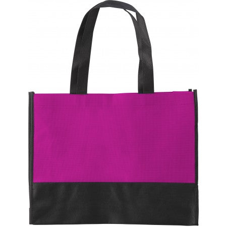 Nonwoven (80 gr/m2) shopping bag, pink