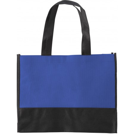 Nonwoven (80 gr/m2) shopping bag, cobalt blue