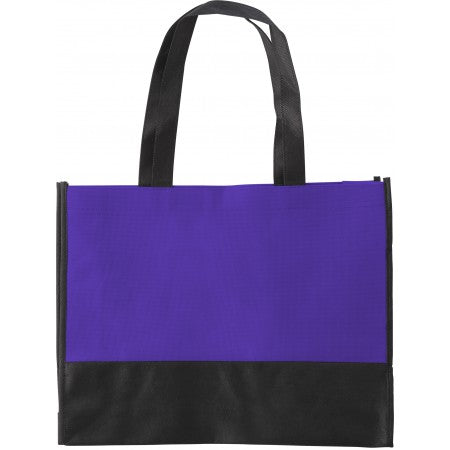 Nonwoven (80 gr/m2) shopping bag, purple