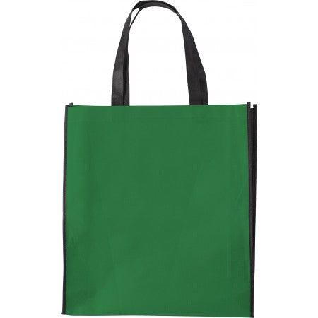 Nonwoven (80 gr/m2) shopping bag, green