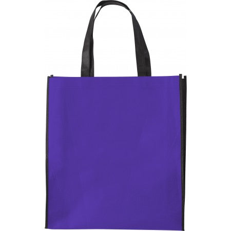 Nonwoven (80 gr/m2) shopping bag, purple