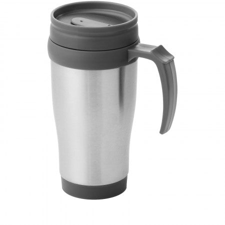 Sanibel insulated mug, grey, 12 x 18 x d: 8 cm