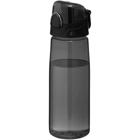 Capri sports bottle, solid black, 25 x d: 7,7 cm