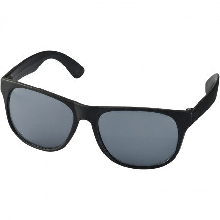 Retro Sunglasses, solid black, 13,5 x 14 x 4,9 cm