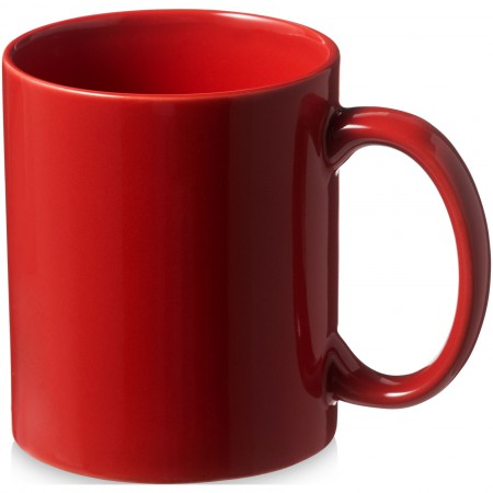 Santos ceramic mug, red, 9,7 x d: 8,2 cm