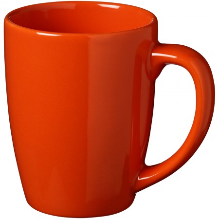 Medellin ceramic mug, orange, 11 x d: 8,4 cm