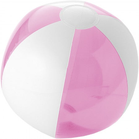 Bondi solid/transparent beach ball, pink, d: 26 cm
