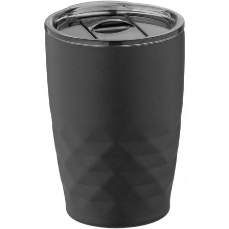 Geo insulated tumbler, solid black, 12 x d: 8,5 cm