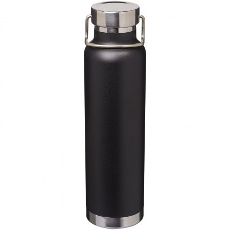Thor Copper Vacuum Insulated Bottle, solid black, 27,2 x d: