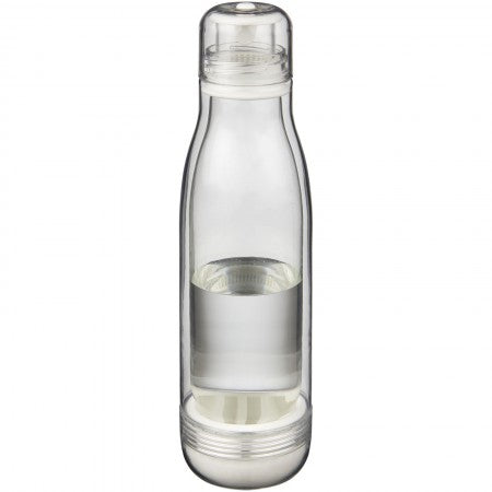 Spirit sports bottle with glass liner, transparent, 26,5 x d