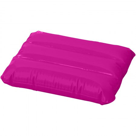 Wave inflatable pillow, pink, 25 x 32 cm
