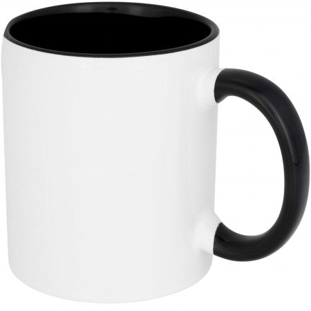 Pix sublimation colour pop mug, solid black