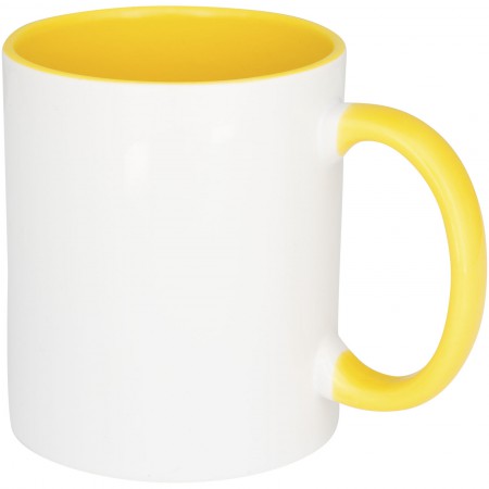 Pix sublimation colour pop mug, Yellow