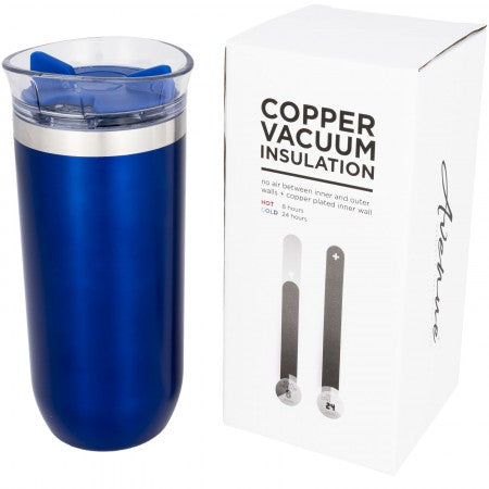 Twist non leaking copper vacuum insulated tumbler, Blue