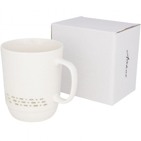 Glimpse see-trough ceramic mug, White