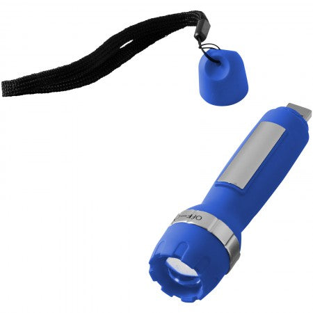 Rigel rechargeable USB torch, blue, 12,8 x d: 3,3 cm