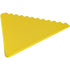 Frosty triangle ice scraper, yellow, 11 x 12 x 0,2 cm