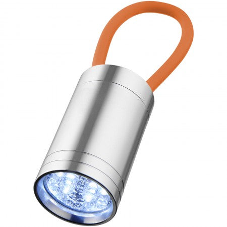 Vela 6 LED torch with glow strap, orange