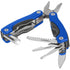 Casper 8 function mini multi tool flashlight, blue, 3,3 x 1,
