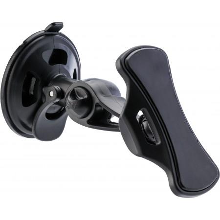 ABS adjustable mobile phone holder for in the car, black - BRANIO