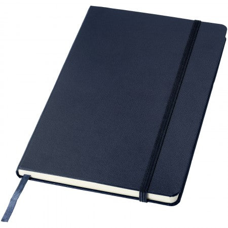 Classic office notebook, blue, 21,3 x 14,4 x 1,5 cm