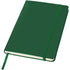 Classic office notebook, green, 21,3 x 14,4 x 1,5 cm