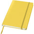 Classic office notebook, yellow, 21,3 x 14,4 x 1,5 cm