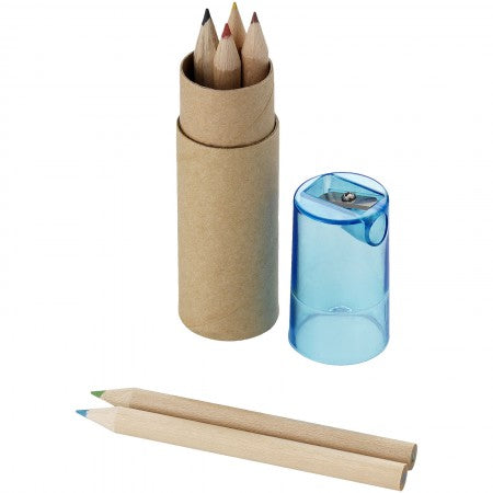 Set Creioane 7 Componente, Albastru, 10,4 x d: 2,5 cm