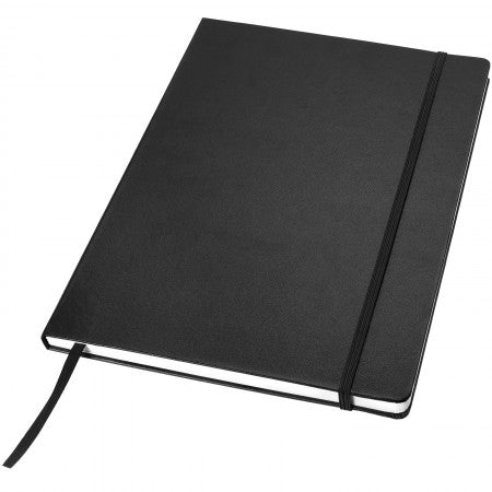 Classic executive notebook, solid black, 29,7 x 21 x 1,5 cm