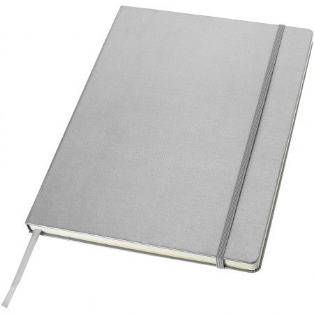 Classic executive notebook, grey, 29,7 x 21 x 1,5 cm