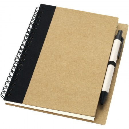 Priestly notebook and pen, white, 18 x 12,8 x 1 cm